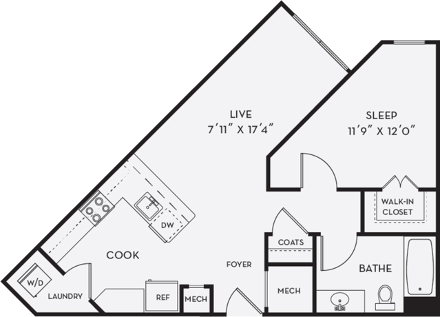 1 Bedroom A3