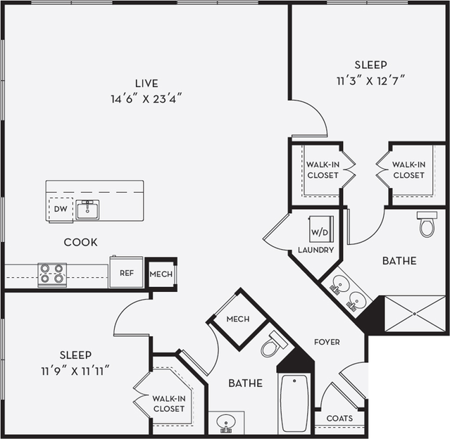 2 Bedroom B2