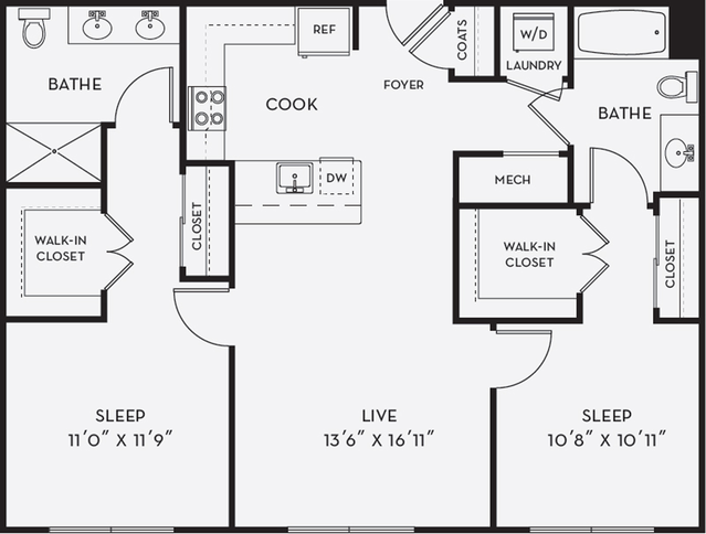 2 Bedroom B7